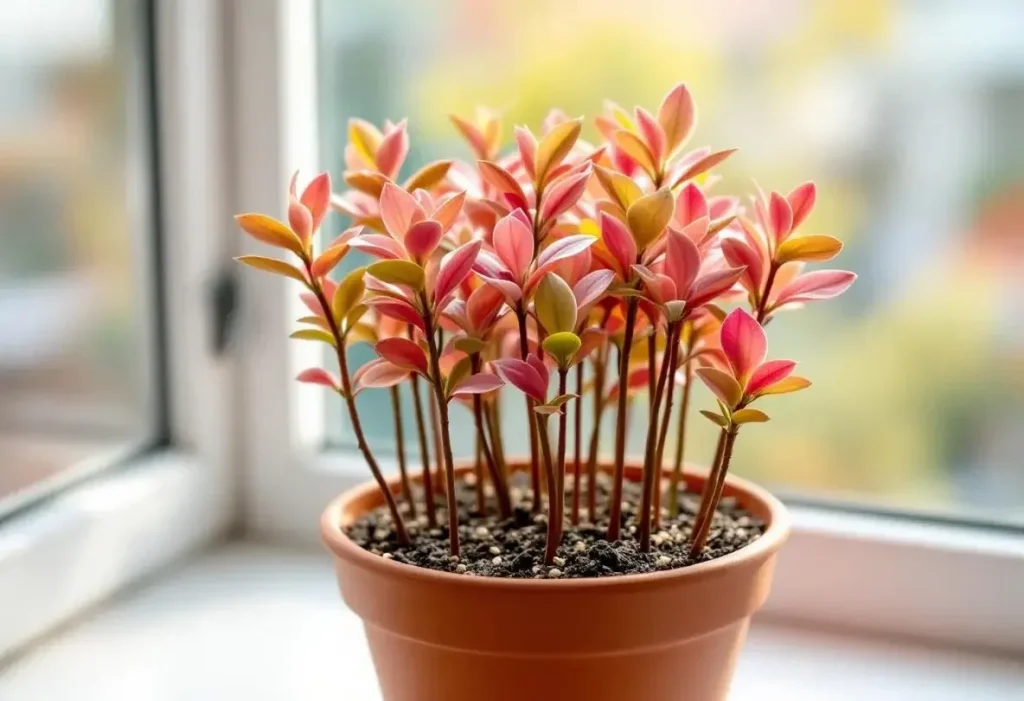 Ce fruit des fêtes se transforme en mini forêt rose en 1 mois si vous gardez ses noyaux après le dessert