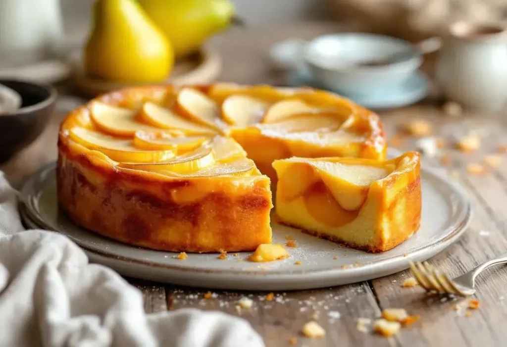 Fondant aux poires, cœur coulant et croûte dorée : un dessert élégant, irrésistiblement fondant à partager