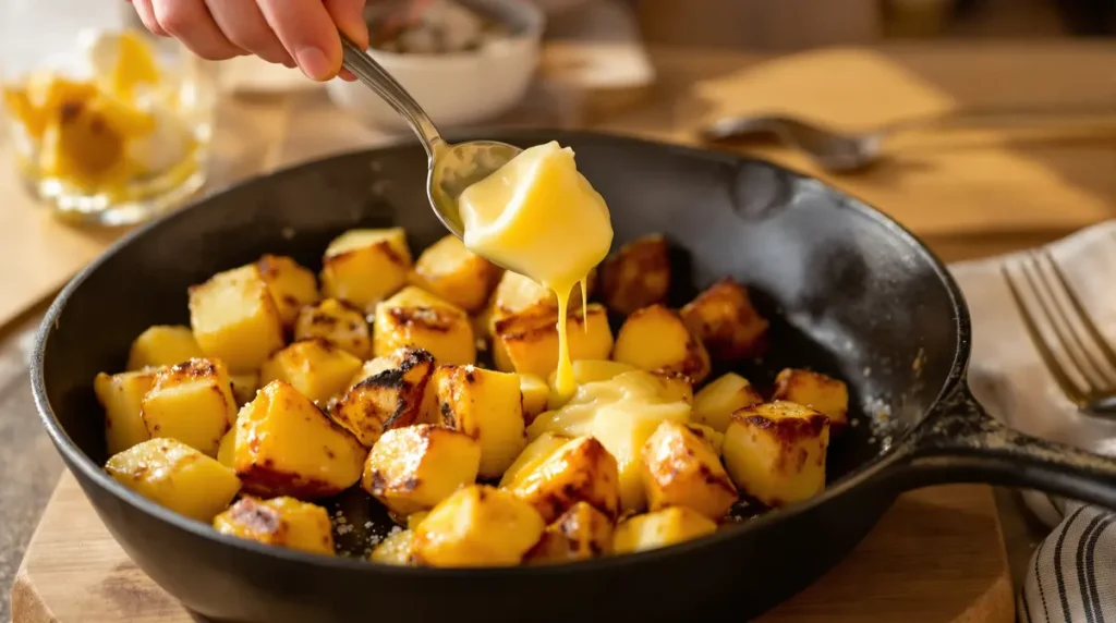 Ajoutez-le aux pommes de terre pendant la cuisson : elles deviennent encore plus savoureuses, incroyablement parfumées et ultra fondantes