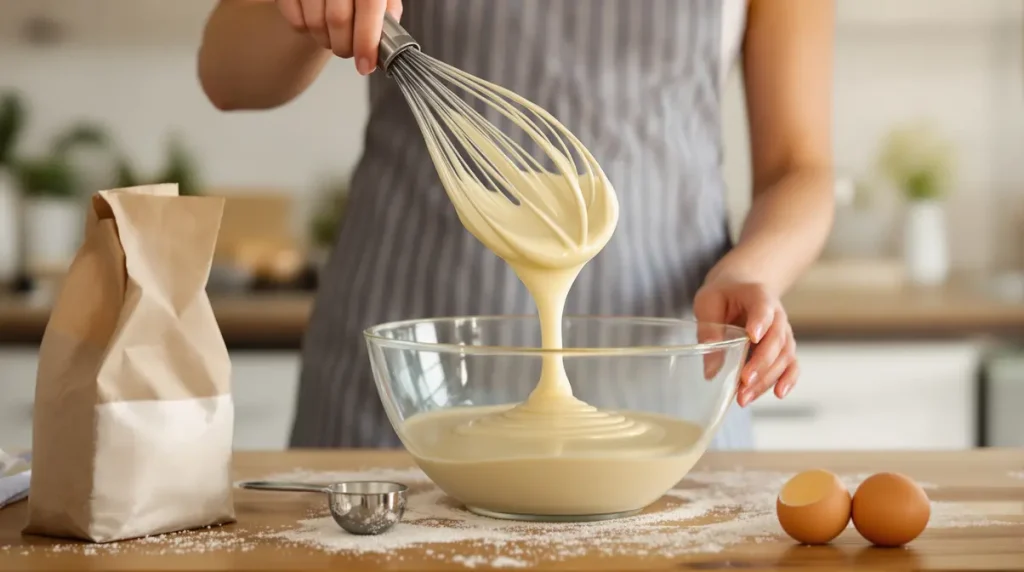 Les pros de la crêpe font toujours ce simple geste pour obtenir une pâte sans grumeaux