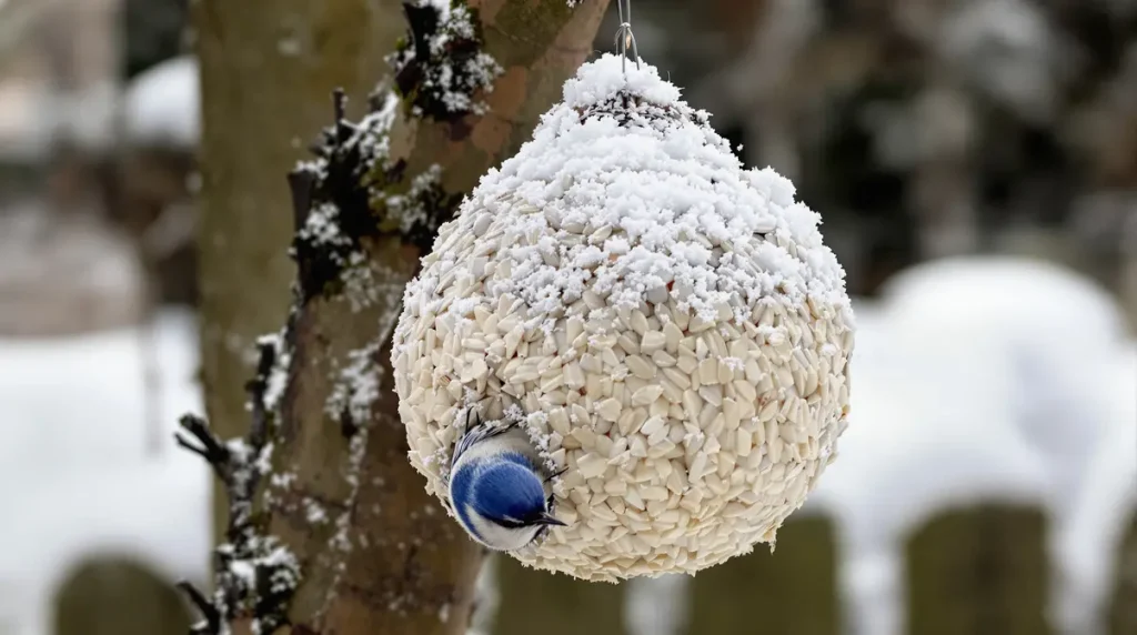 On parle souvent de nichoirs, mais beaucoup moins de cet aliment vital qui sauve les oiseaux en hiver