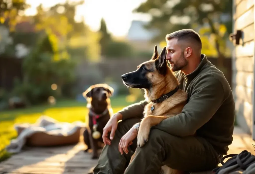 Pour ne pas être séparé du Malinois qui l'accompagnait en mission, ce maître-chien l'adopte et lui offre une retraite bien méritée
