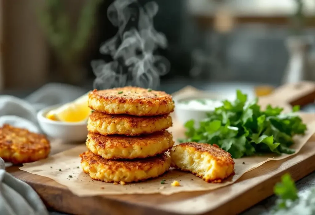 « Prêtes en 10 minutes pour toute la famille » : galettes de pommes de terre crousti-dorées au four, beaucoup plus légères que des frites