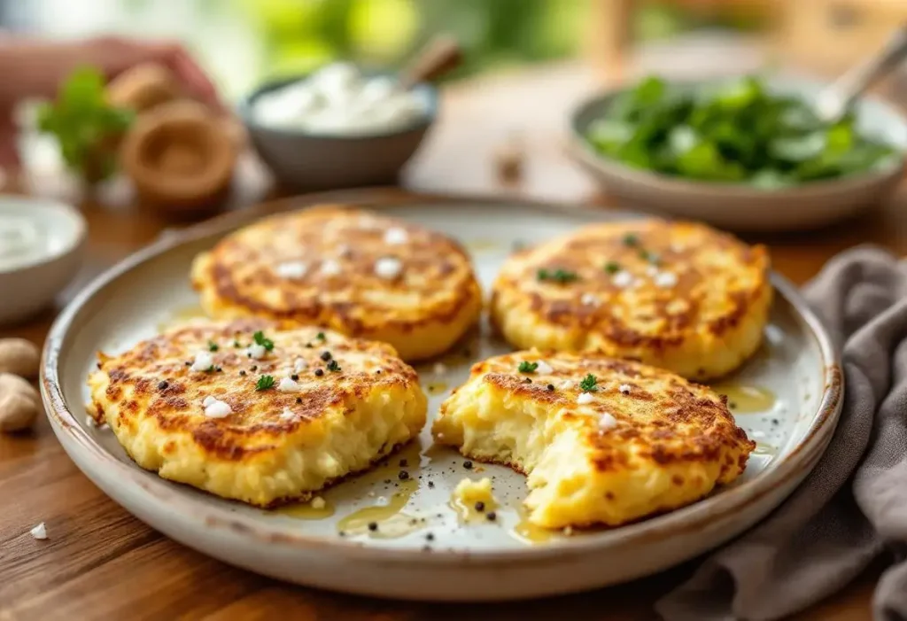 « Prêtes en 10 minutes pour toute la famille » : galettes de pommes de terre crousti-dorées au four, bien plus légères que des frites