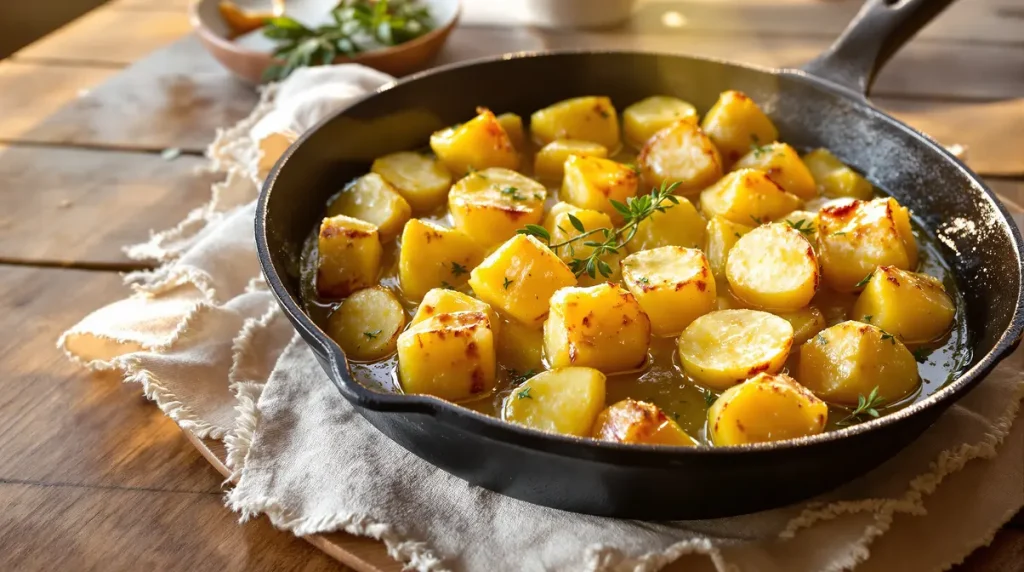 Ajoutez-le aux pommes de terre pendant la cuisson : elles seront encore plus savoureuses, délicieusement parfumées et ultra fondantes