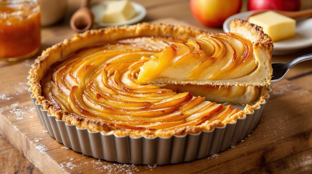Avec 3 pommes et une pâte, cette tarte de grand-mère maison remporte toujours l’unanimité au goûter