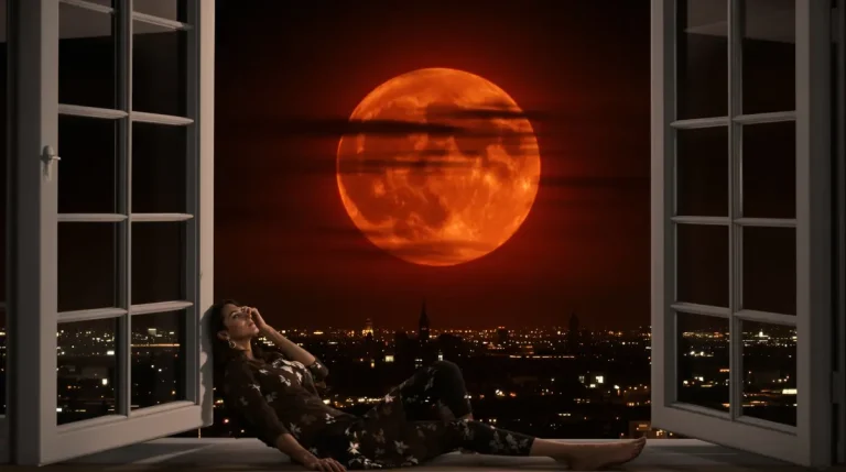 La pleine lune rouge du 3 mars 2026, appelée “Lune de Sang”, provoque un grand nettoyage intérieur (surtout pour ces 4 signes)