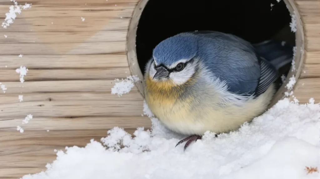 Mésanges : ce petit abri en bois à installer dehors peut leur sauver la vie dès cet hiver