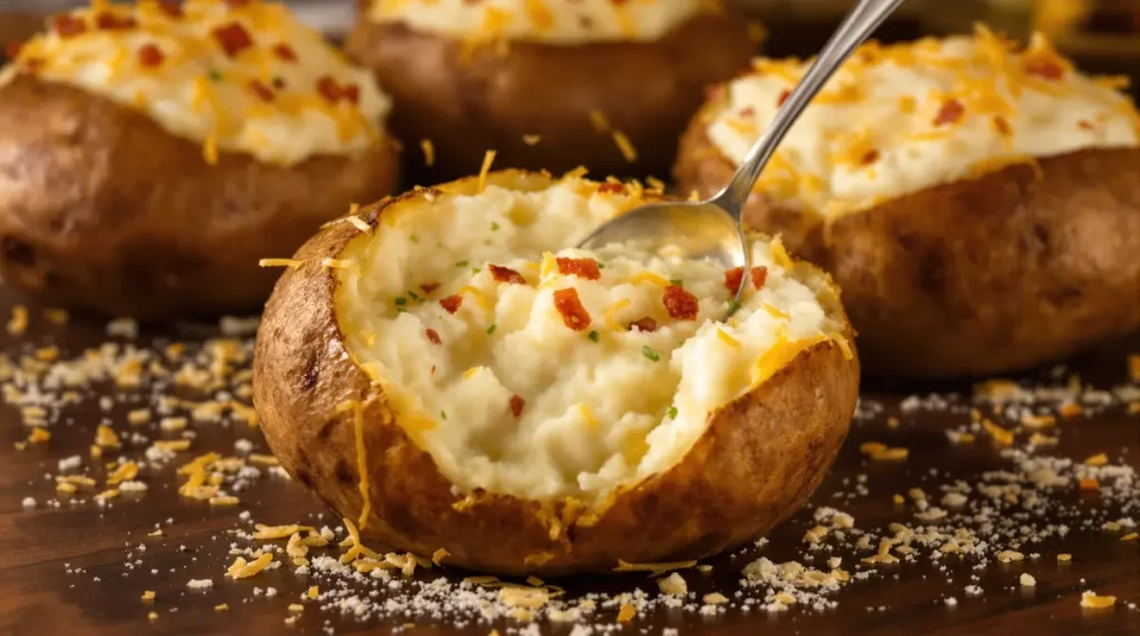 « Plus personne ne réclame de gratin le soir » : je farcis mes pommes de terre avec ce mélange pas cher et tout le monde se régale !