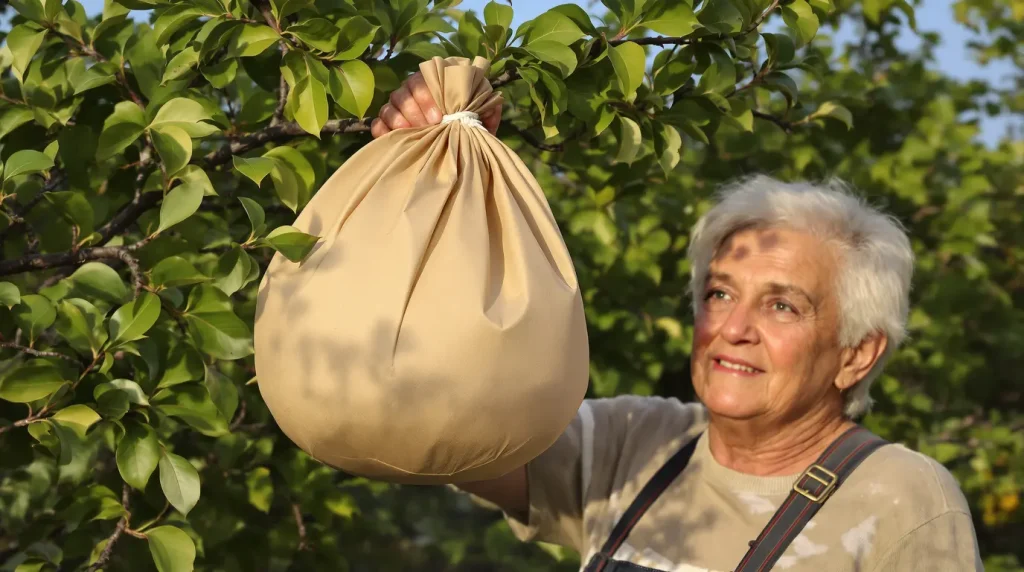 Ce sac en papier kraft accroché dès aujourd'hui à une branche suffit à éloigner les frelons asiatiques loin de votre jardin tout l'été