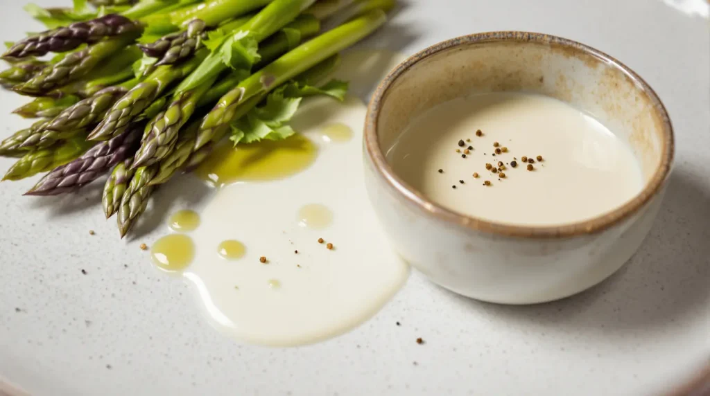 Cette sauce légère prête en 2 minutes est idéale pour accompagner les asperges
