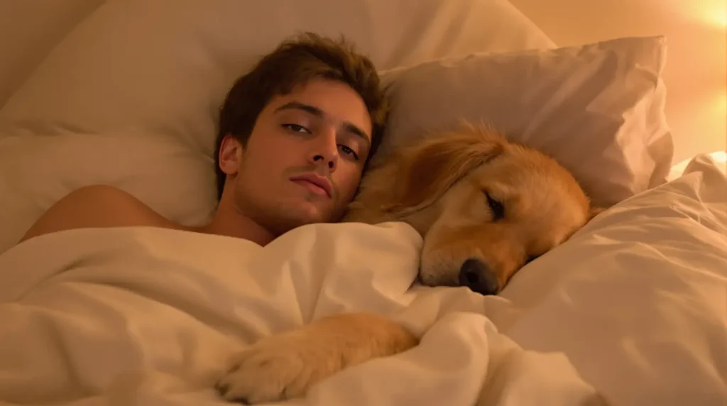Ceux qui dorment dans le même lit que leurs animaux de compagnie présentent souvent ces 8 traits caractéristiques, selon la psychologie