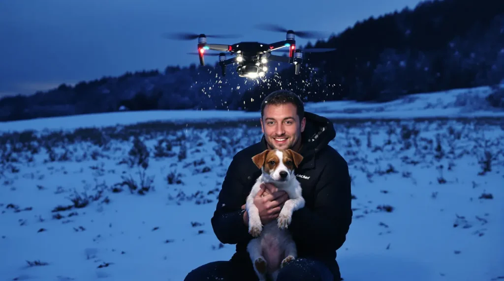 Quand un drone devient un outil de sauvetage pour retrouver des chiens égarés