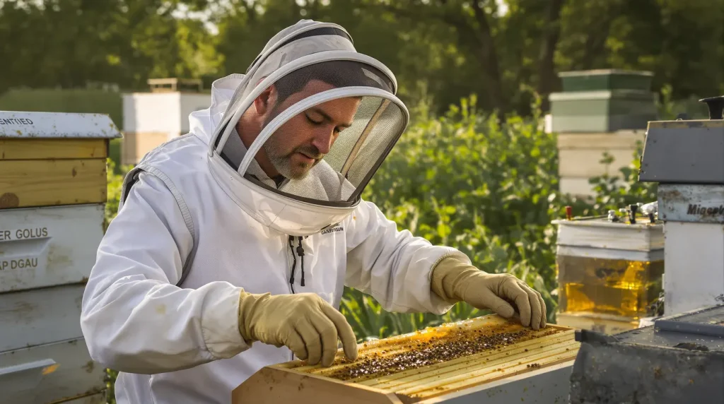 Un apiculteur alsacien utilise des outils hi-tech pour traquer les frelons asiatiques ! (mieux repérer les nids est essentiel)