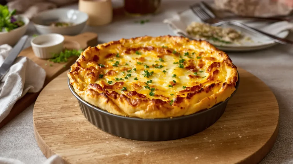 Une boîte de thon et 35 minutes au four : cette quiche bien dorée réconcilie les soirs où le frigo est presque vide